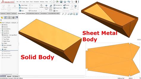 solid body to sheet metal